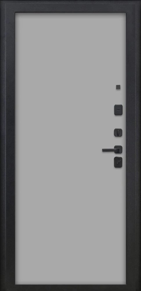 Входная дверь ДвериПРО L-Термо серебро Гладкая шарли светлый DPRO220856 внутренняя сторона